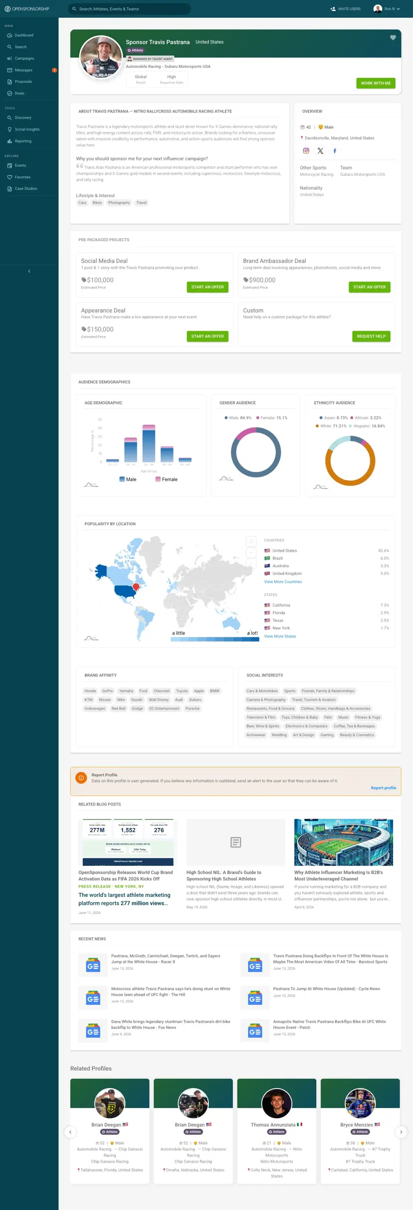 Profile Page